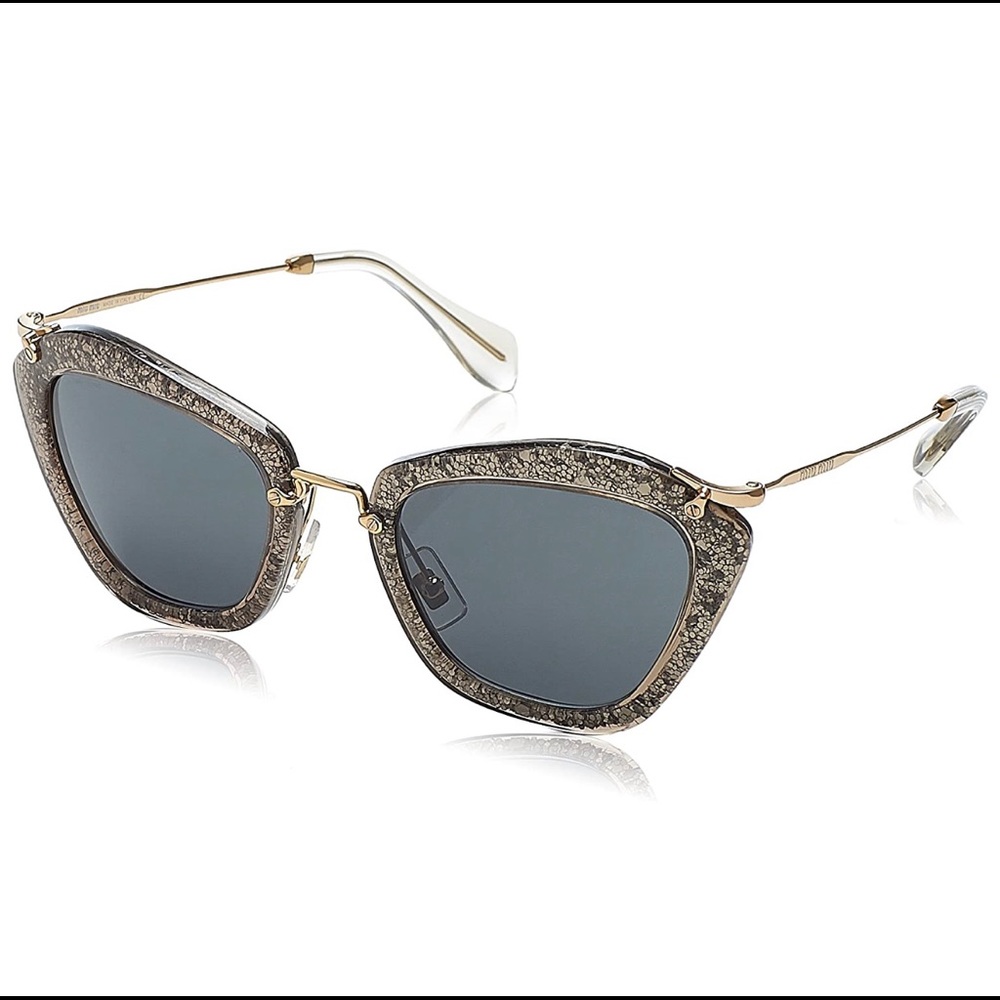 Miu Miu SMU 10N Sunglasses in Silver